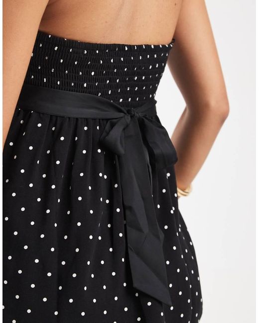 Hollister Blue Y2k Strapless Babydoll Top