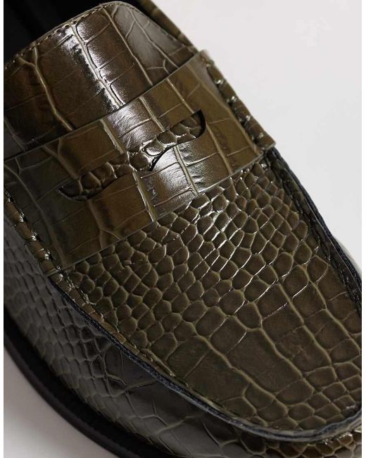 ASOS Multicolor Penny Loafers for men