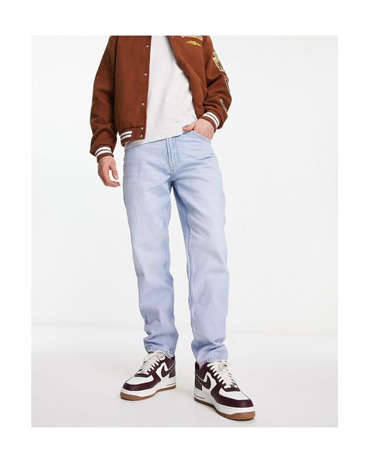 Straight Vintage Jeans Bershka pour homme en coloris Blanc | Lyst