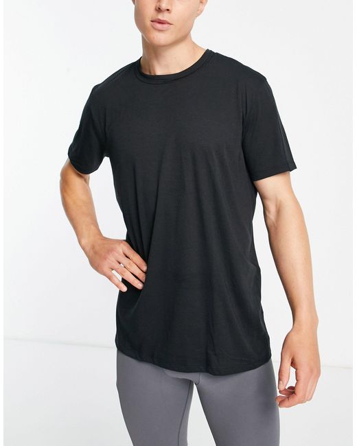 Nike Nike Yoga Drifit Core Tshirt in Black for Men Lyst Canada