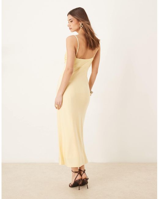 Pretty Lavish Natural – maxi-trägerkleid