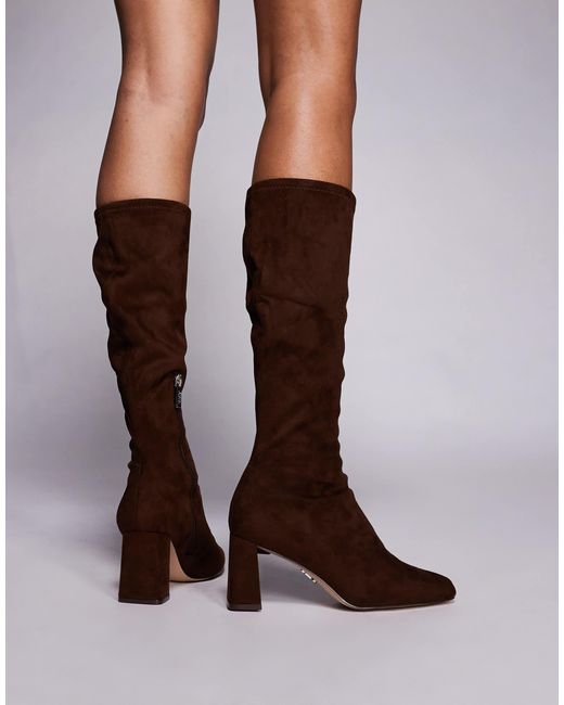 Steve Madden Brown Holly Knee High Boots