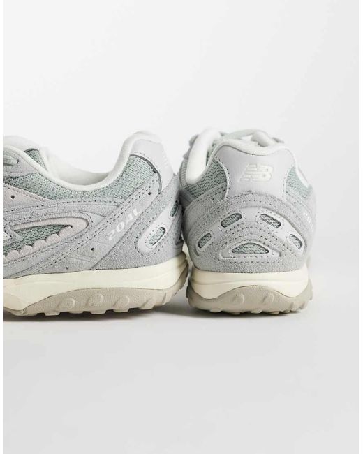 New Balance White 204L Scallop Trainers