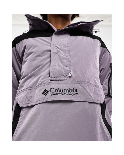 Challenger remastered - giacca grigia e nera di Columbia in Purple da Uomo