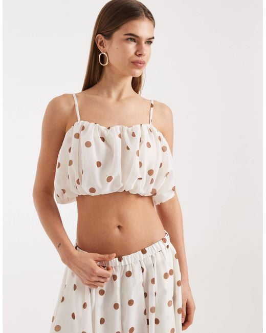 ASOS Multicolor Ruffle Top