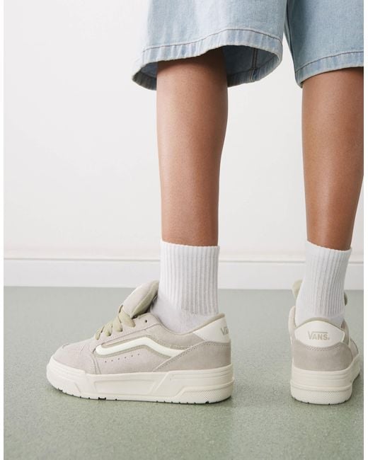 Hylane - baskets chunky en daim - fauve clair Vans en coloris Gray