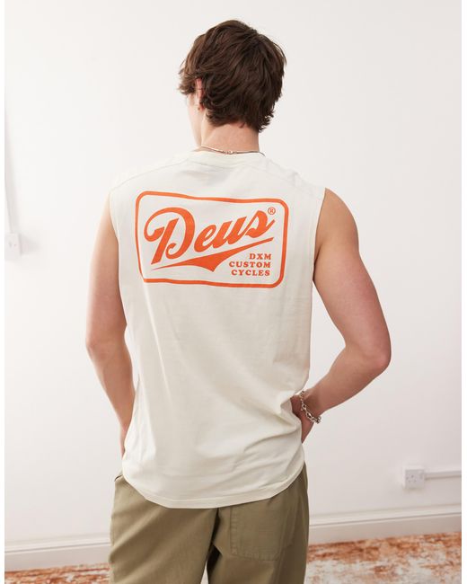 Deus Ex Machina – phase – trägershirt in Natural für Herren