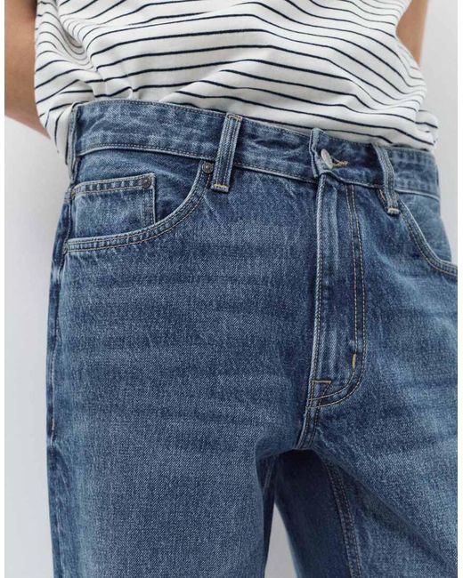 Pull&Bear Blue Standard Jeans for men