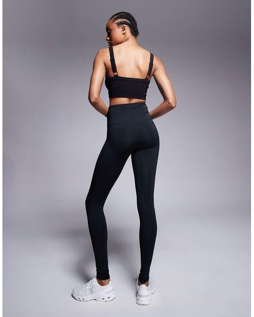 4505 Blue Tall Icon Active Bum Sculpt High Waist Gym legging With Inner Pocket
