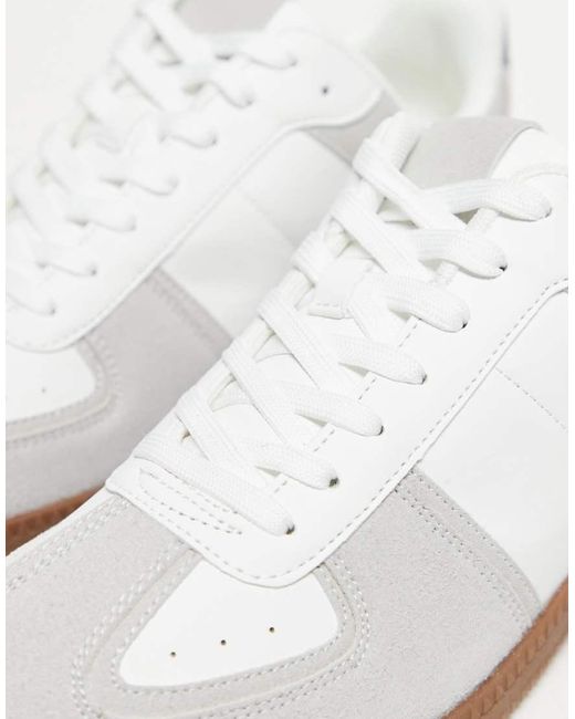 ASOS White Retro Trainers for men