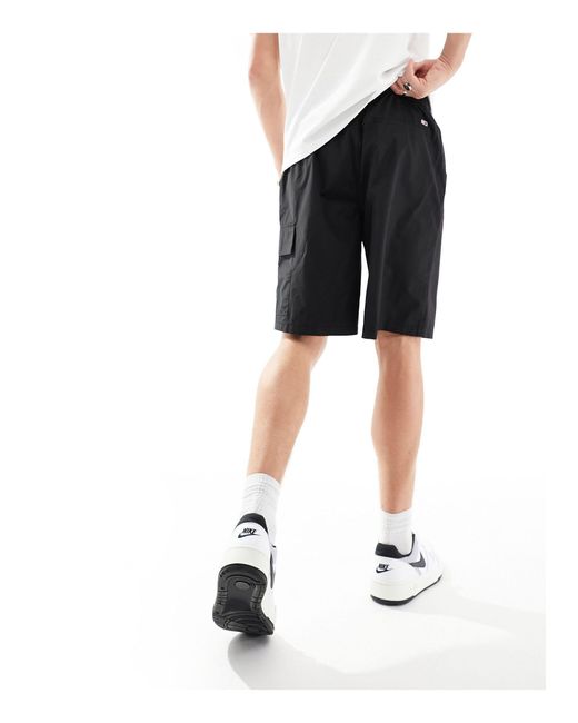 Tommy Hilfiger Black Aiden Utility Shorts for men