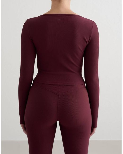 Aim'n Red – gerippte performance-strickjacke