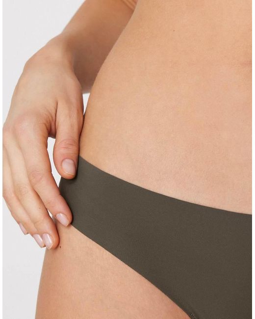 Tezenis Green Laser Cut Brazilian Briefs