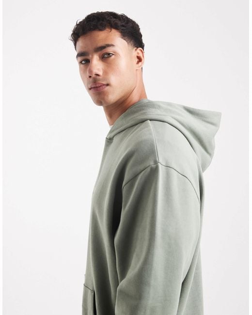 ASOS Gray Hoodie With Celestial Print for men