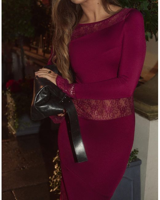 The Frolic Red X bella stovey – exclusive – maxikleid