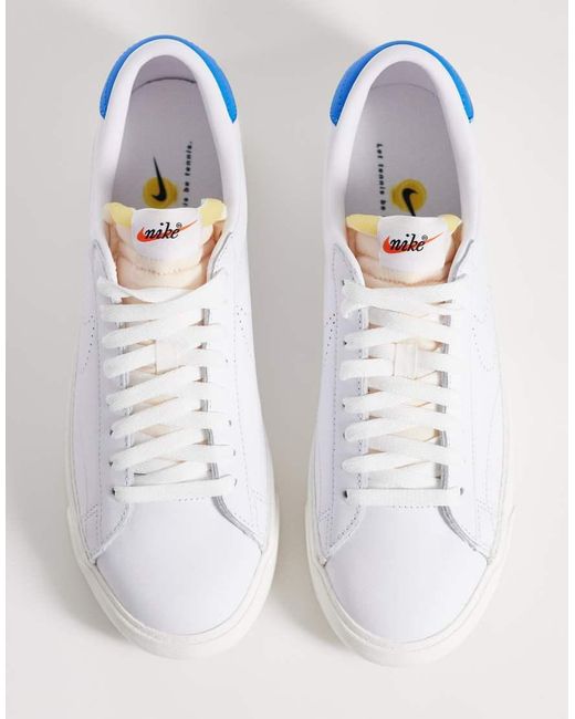 Nike White Tennis Classic Ac Smash Trainers for men