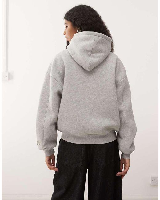 Collusion Gray Boxy Hoodie