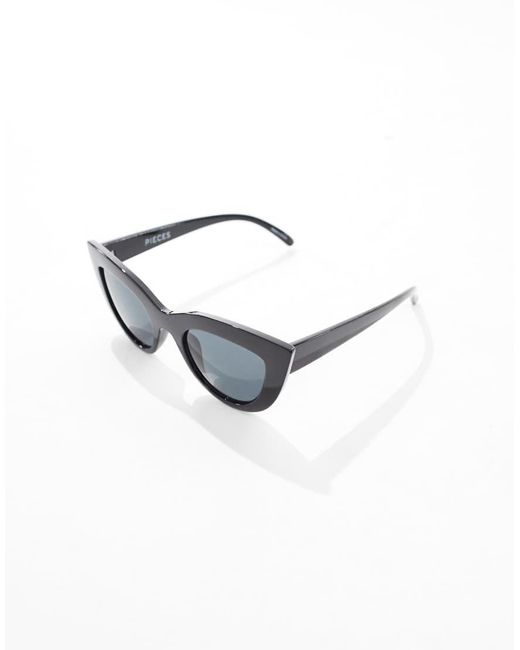 Pieces Black Cat Eye Sunglasses