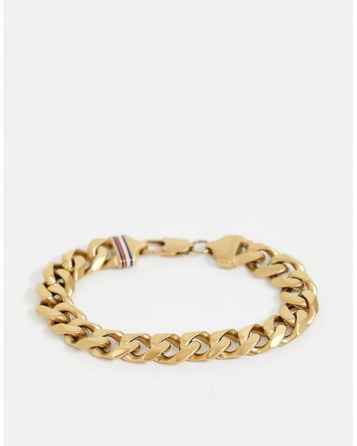 Tommy Hilfiger Metallic Chain Link Bracelet for men