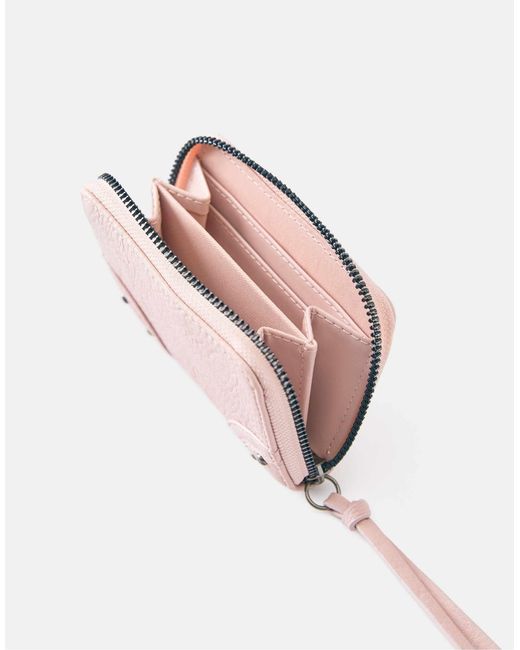 Pull&Bear Pink Geldbörse mit nieten