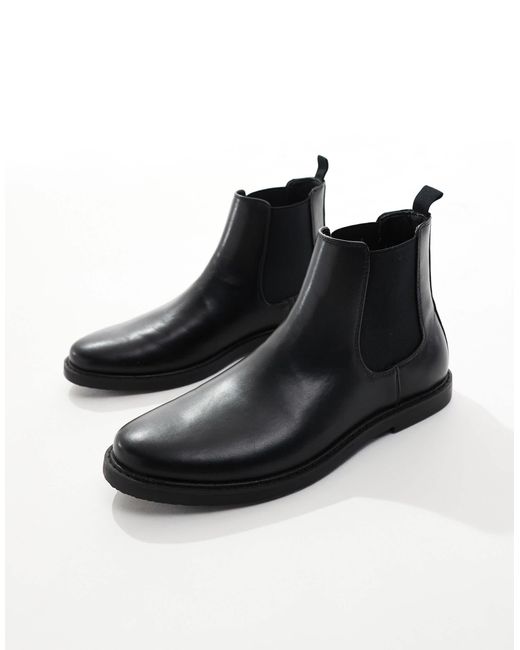 SEQWL – chelsea-stiefel in Black für Herren