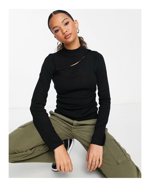 New look high neck top top
