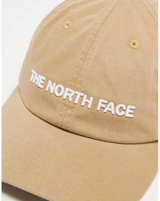 The North Face Natural Script Logo Baseball Cap