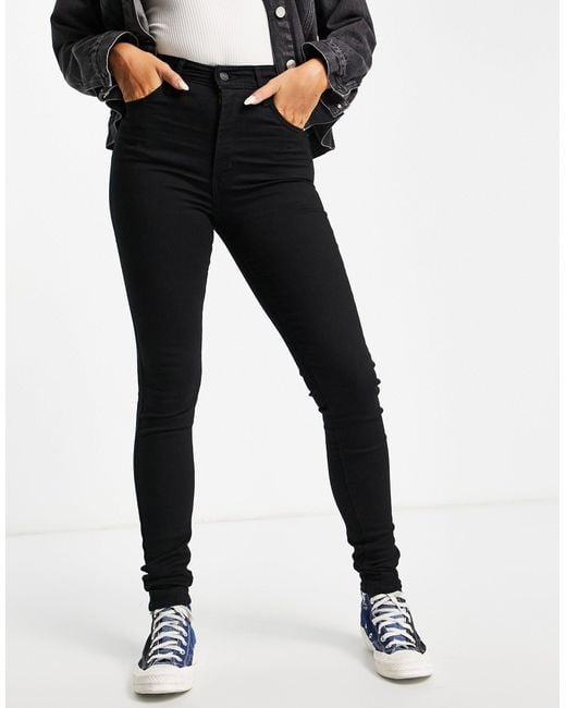 Levi's Denim Mile High Super Skinny Jeans In Black Galaxy - Save 77% | Lyst  Canada