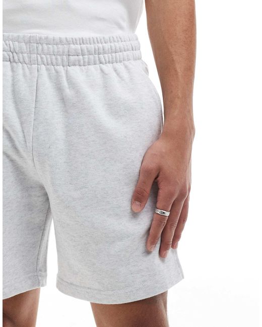 Only & Sons White Sweat Short for men