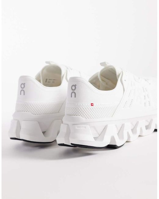 On Shoes White Cloudswift Amp Running Trainers for men