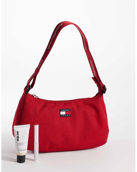 Tommy Hilfiger Red Essential Daily Shoulder Bag