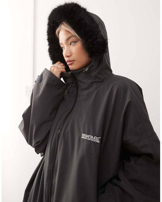 Regatta Black Changing Robe