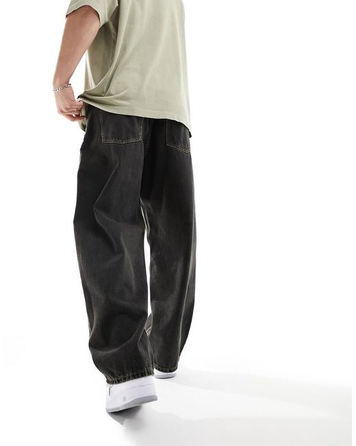 Dr. Denim White Kobe baggy Fit Jeans for men