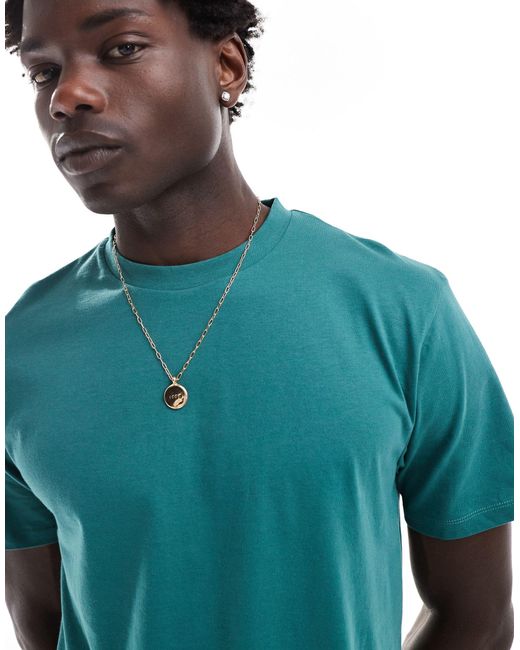T-shirt ras ASOS pour homme en coloris Green