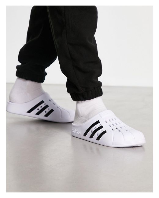 Adidas Originals – adilette – clog-slider in Black für Herren