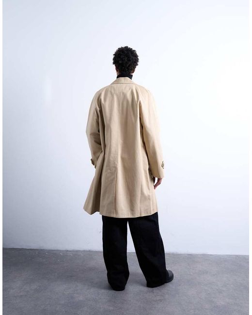 Impermeabile di Topman in White da Uomo