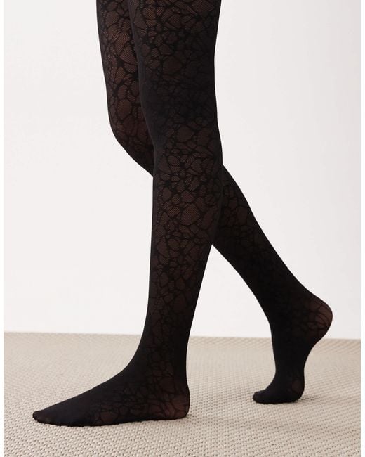 Weekday Natural Lace Tights