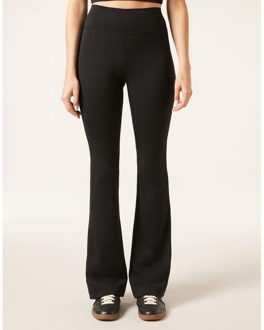 Calzedonia Black First Class Soft Touch Flared Trousers