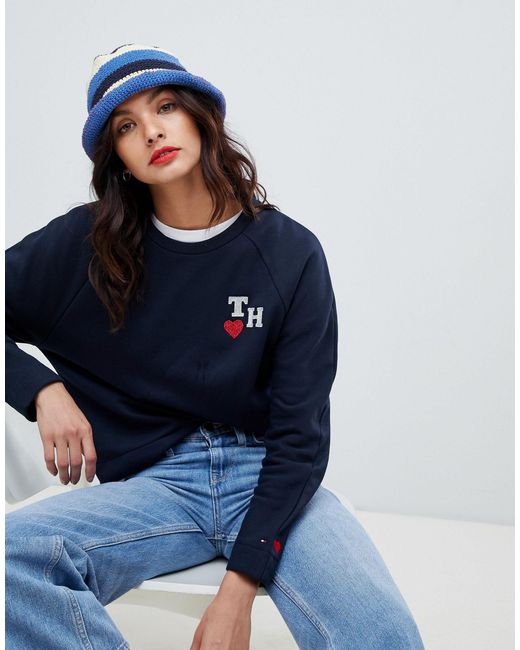 Ministro Dialecto centavo Tommy Hilfiger Denim Tommy X Love Initials Logo Sweatshirt in Navy (Blue) - Lyst Ministro Dialecto centavo Tommy Hilfiger Denim Tommy X Love Initials Logo Sweatshirt in Navy (Blue) - Lyst