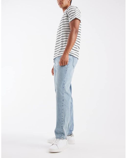 ASOS Blue Straight Jeans for men