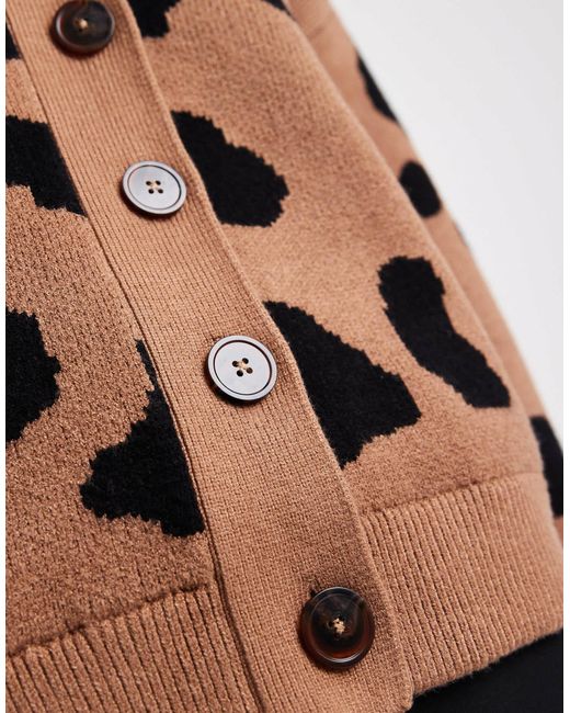 ASOS Natural – boyfriend-strickjacke