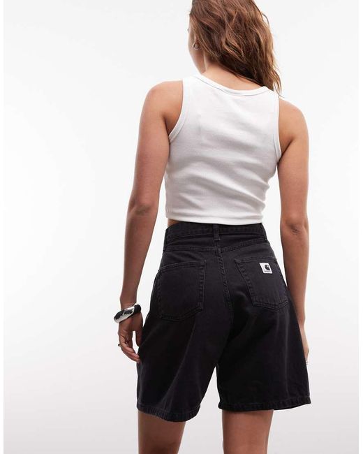 Carhartt Black Alta Loose Fit Shorts