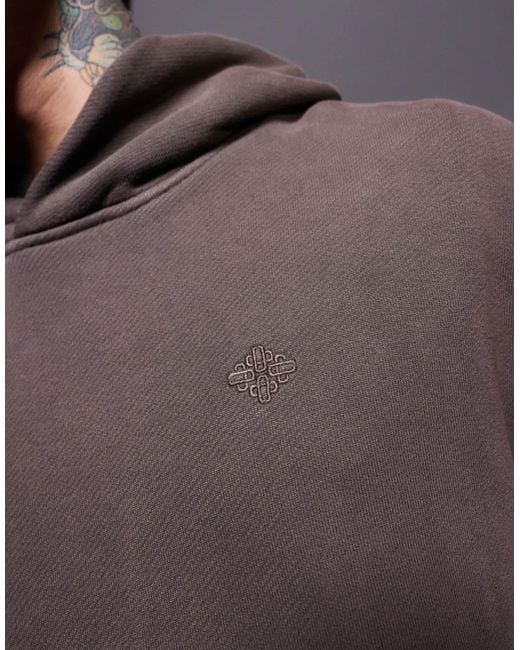 The Couture Club – essentials – kapuzenpullover in Gray für Herren