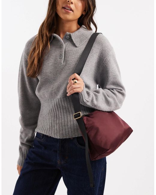 Levi's Gray – ali – kleine schultertasche aus nylon