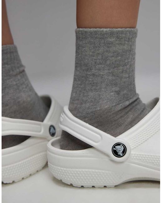 CROCSTM Gray Unisex Classic Clogs