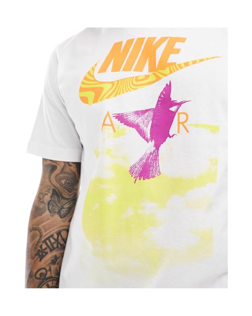 Camiseta blanca brandriff Nike de hombre de color White