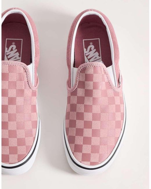 Vans Pink Slip-On Trainers