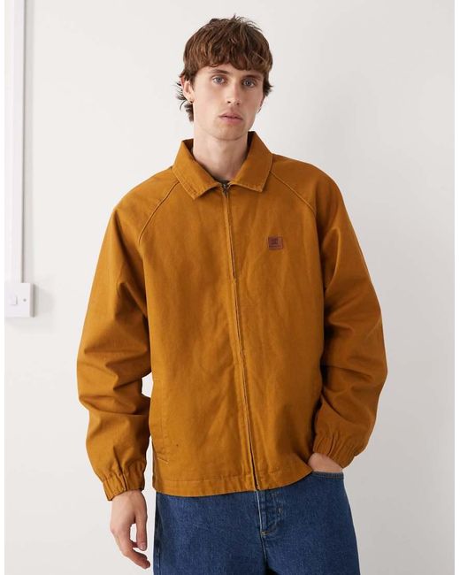DC Shoes Orange Framed Workwear Jacket for men