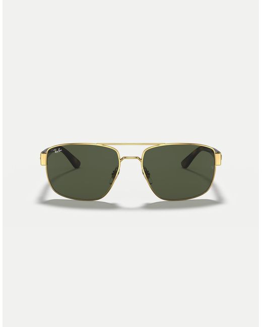 Ray-Ban – rb3663 – unregelmäßige sonnenbrille in Green für Herren