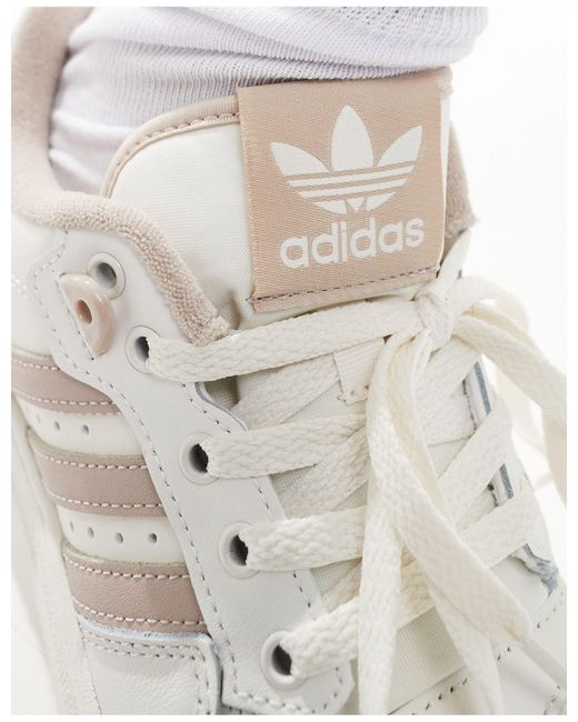Adidas Originals White Rivalry Low Sneakers